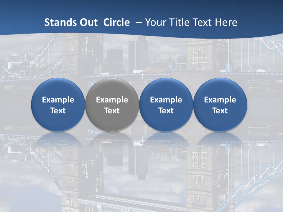 Tourist Symbol Reflex PowerPoint Template