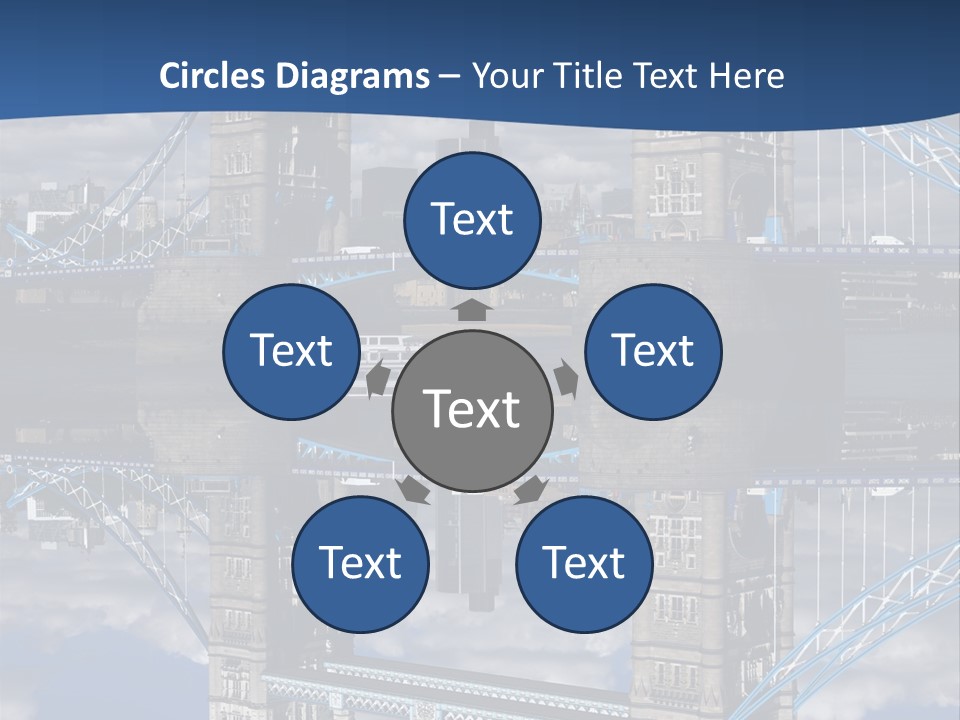 Tourist Symbol Reflex PowerPoint Template