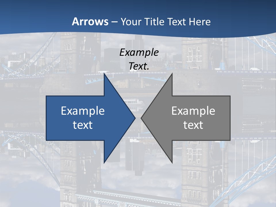 Tourist Symbol Reflex PowerPoint Template