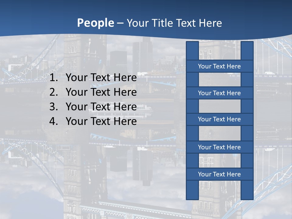 Tourist Symbol Reflex PowerPoint Template