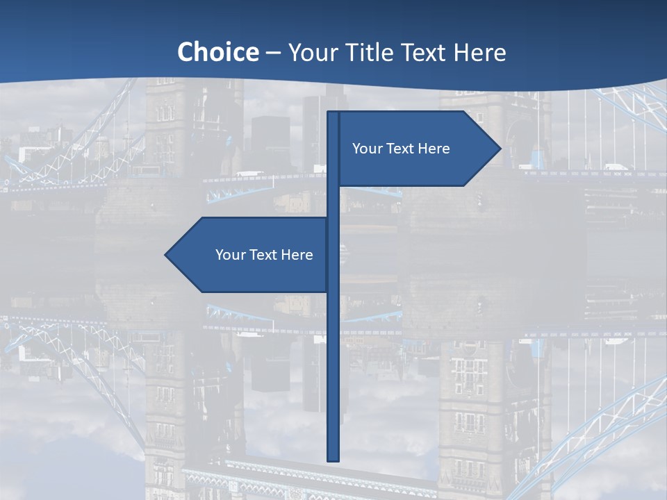 Tourist Symbol Reflex PowerPoint Template