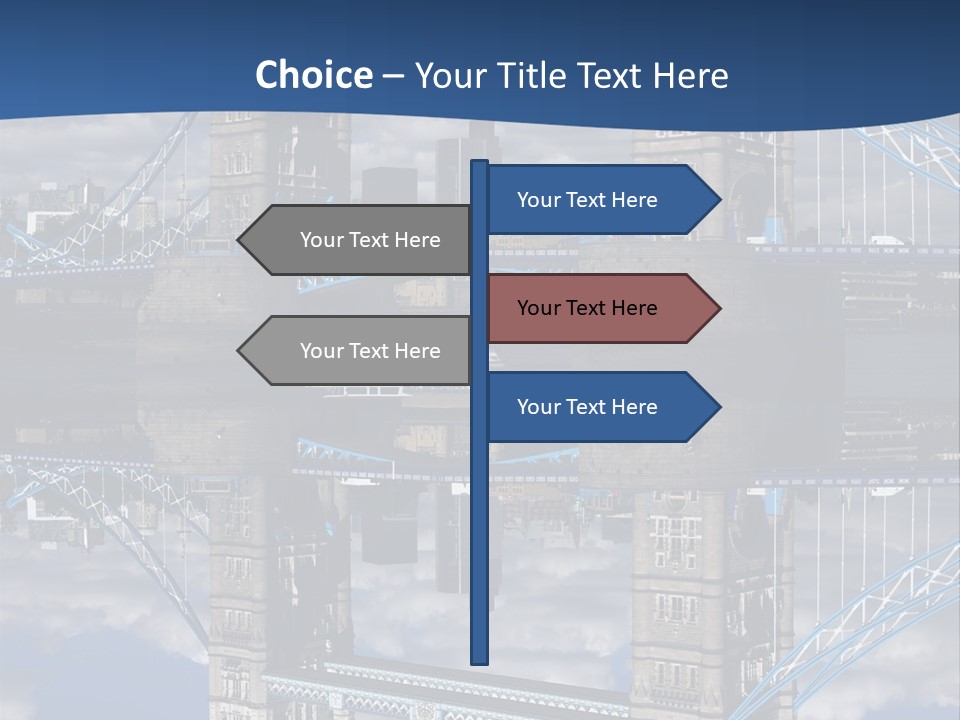 Tourist Symbol Reflex PowerPoint Template
