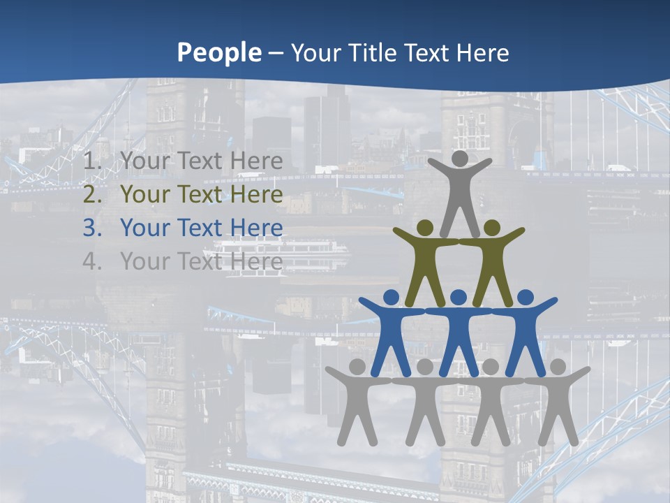 Tourist Symbol Reflex PowerPoint Template