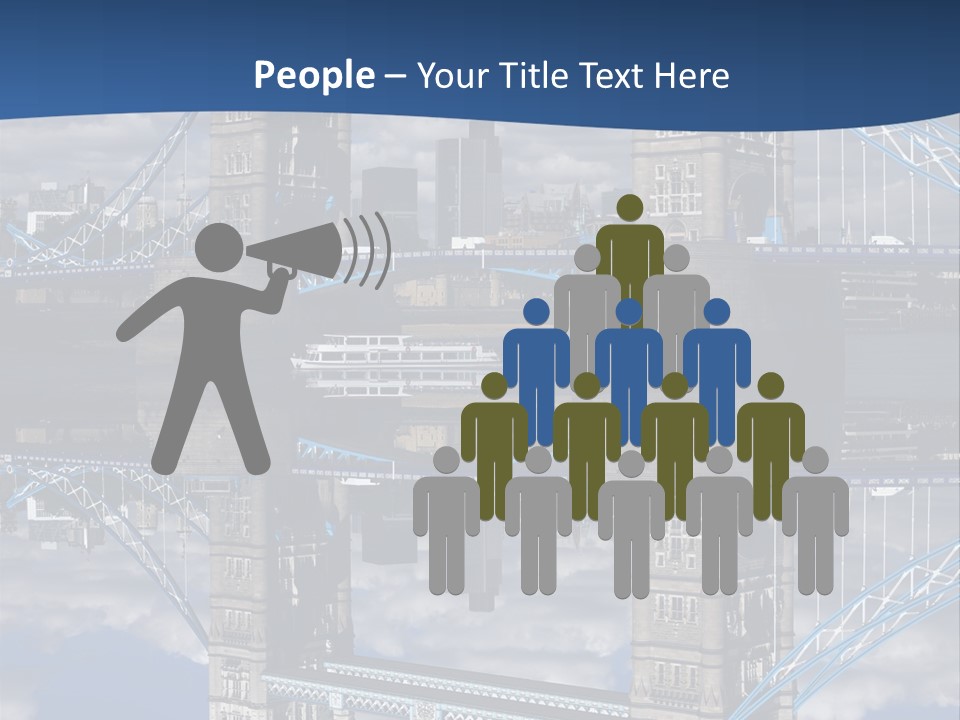 Tourist Symbol Reflex PowerPoint Template