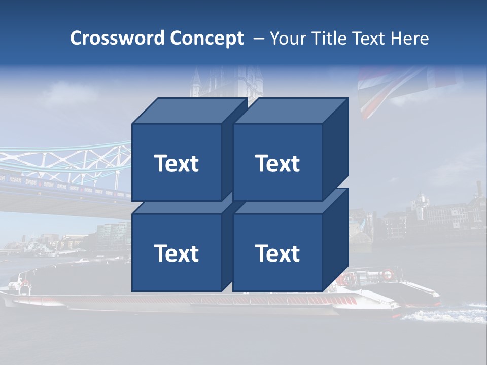 Symbol Water Reflex PowerPoint Template