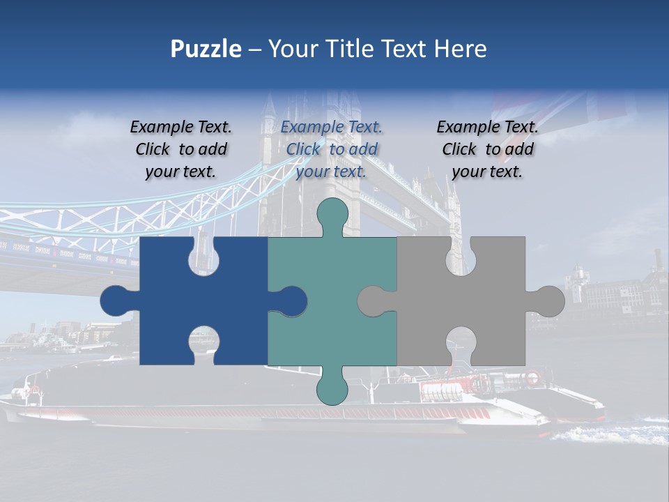 Symbol Water Reflex PowerPoint Template