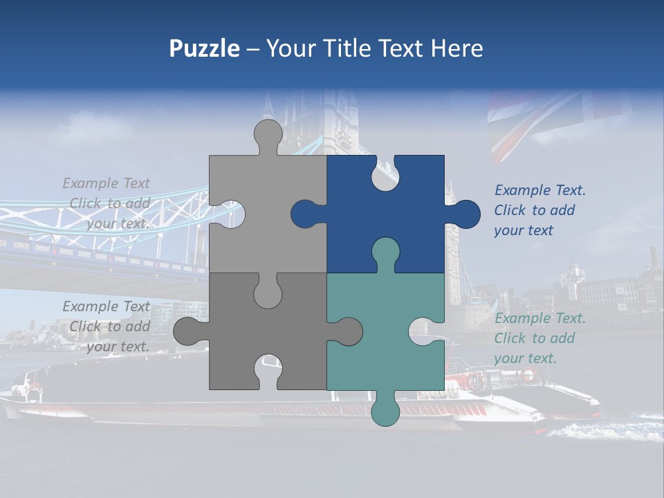 Symbol Water Reflex PowerPoint Template