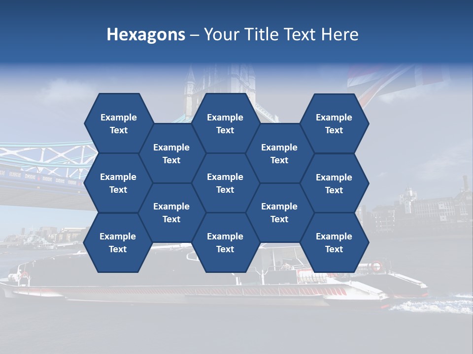 Symbol Water Reflex PowerPoint Template