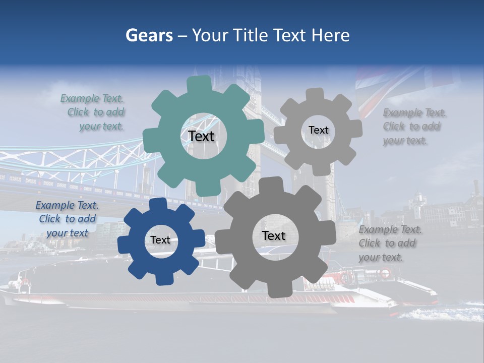 Symbol Water Reflex PowerPoint Template