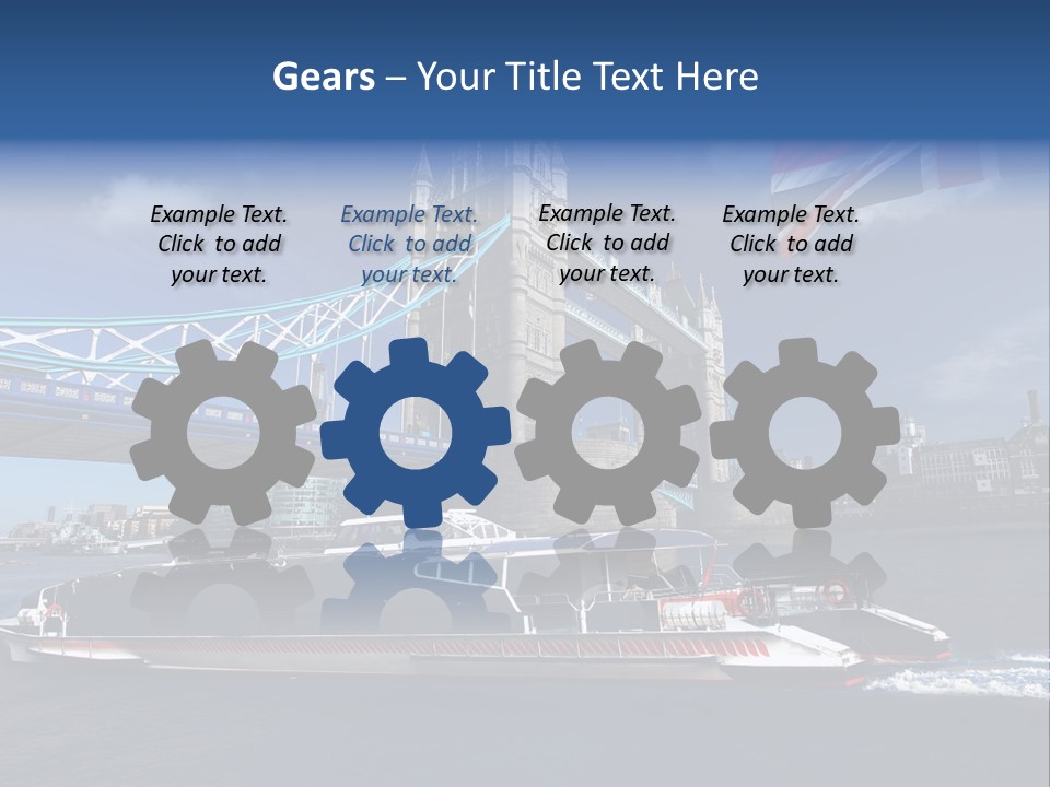 Symbol Water Reflex PowerPoint Template