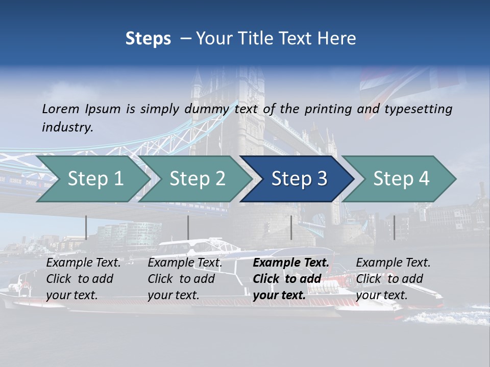 Symbol Water Reflex PowerPoint Template