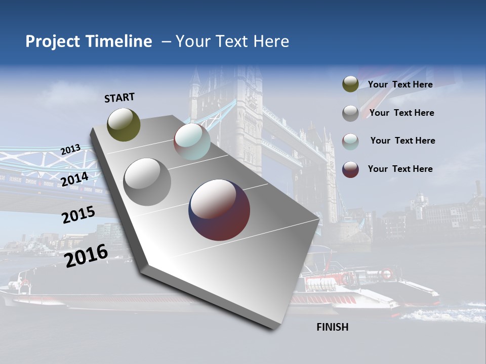 Symbol Water Reflex PowerPoint Template