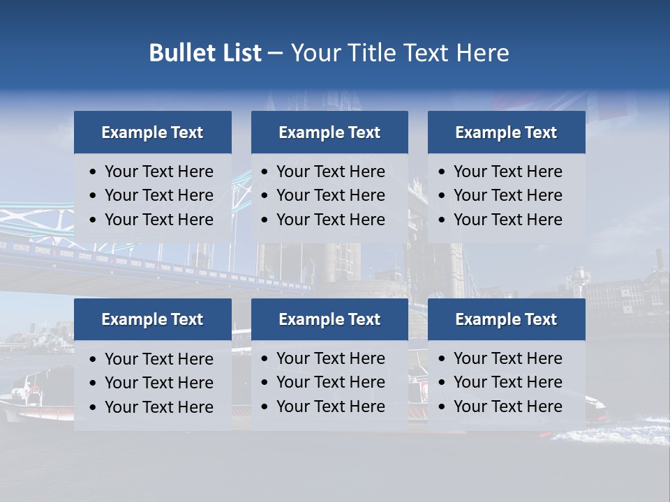 Symbol Water Reflex PowerPoint Template