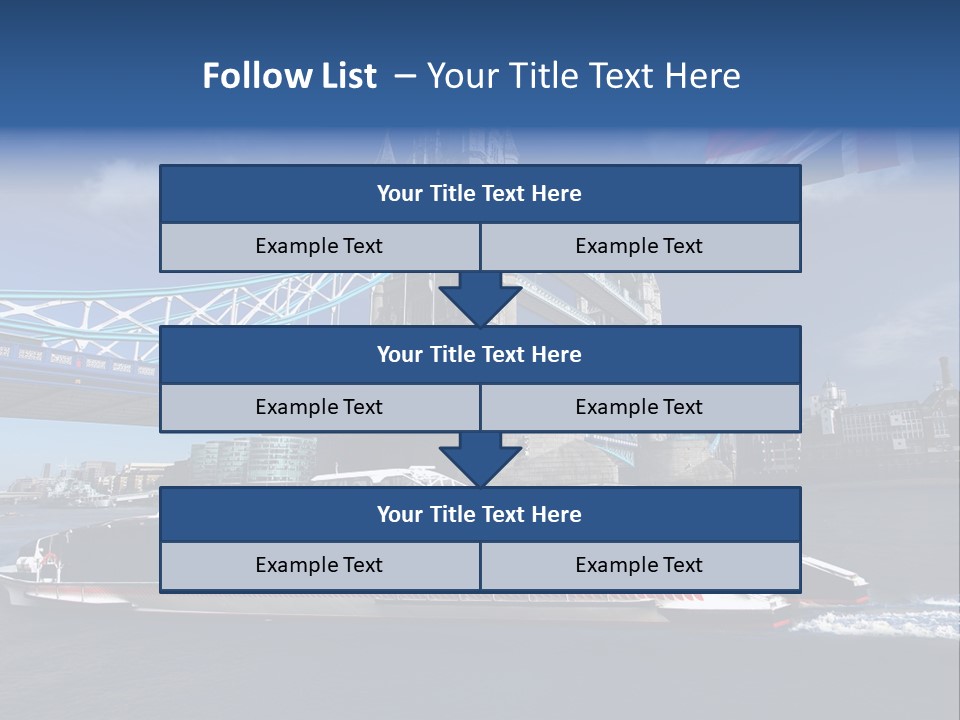 Symbol Water Reflex PowerPoint Template