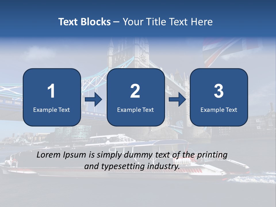 Symbol Water Reflex PowerPoint Template
