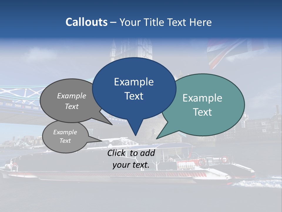 Symbol Water Reflex PowerPoint Template