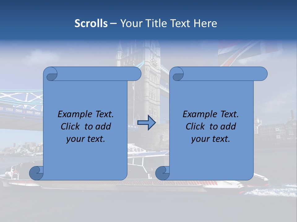 Symbol Water Reflex PowerPoint Template