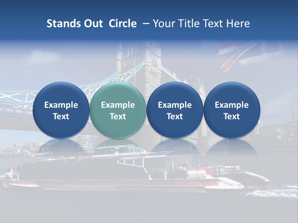 Symbol Water Reflex PowerPoint Template