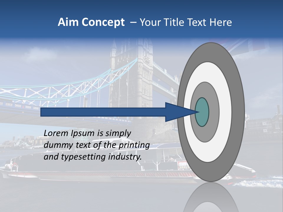 Symbol Water Reflex PowerPoint Template