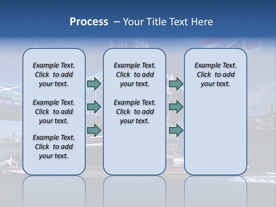 Symbol Water Reflex PowerPoint Template