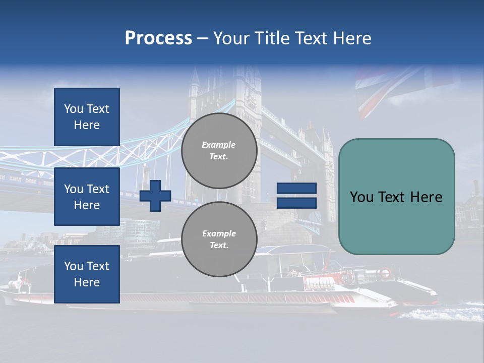 Symbol Water Reflex PowerPoint Template