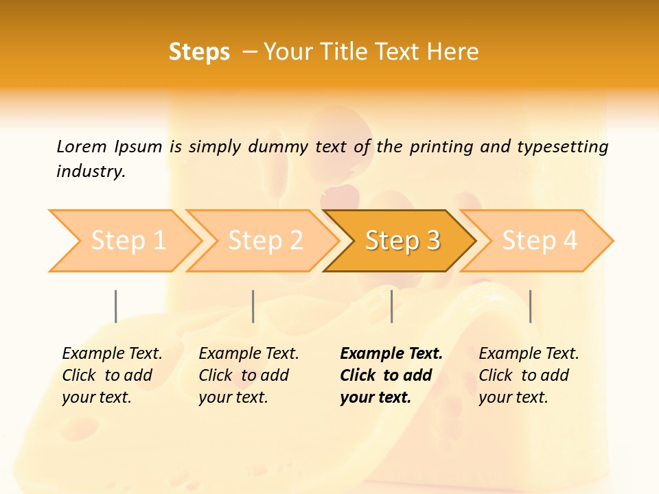 Freshness Isolated Holland PowerPoint Template