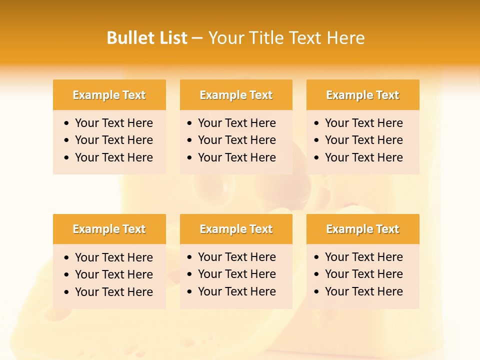 Freshness Isolated Holland PowerPoint Template