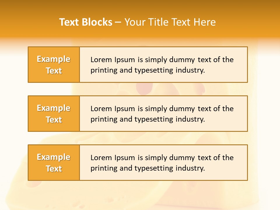 Freshness Isolated Holland PowerPoint Template