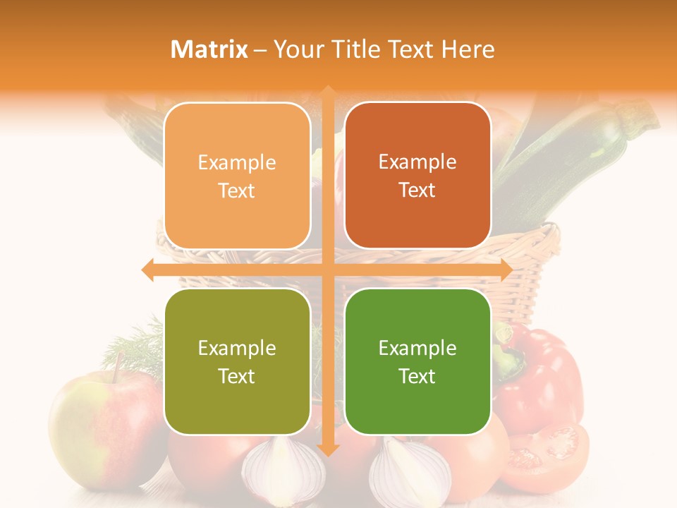 Cucumber Vitamin Cuisine PowerPoint Template