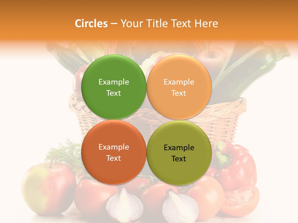 Cucumber Vitamin Cuisine PowerPoint Template