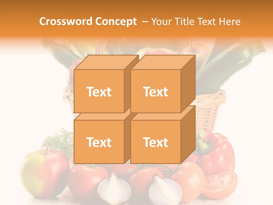 Cucumber Vitamin Cuisine PowerPoint Template