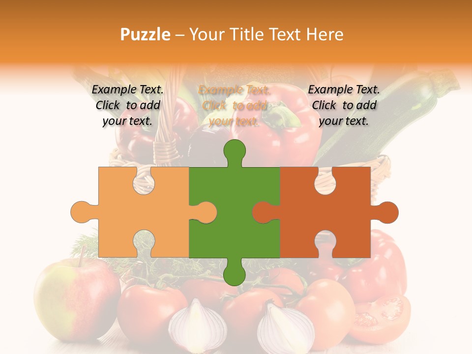 Cucumber Vitamin Cuisine PowerPoint Template