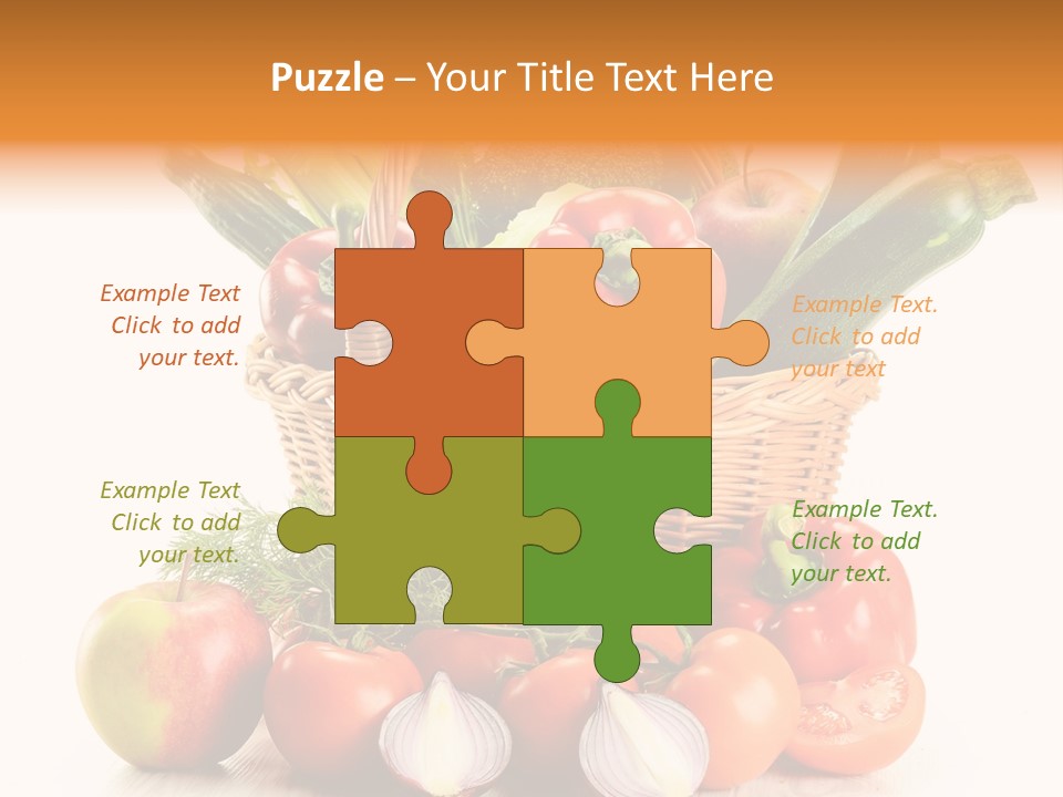 Cucumber Vitamin Cuisine PowerPoint Template