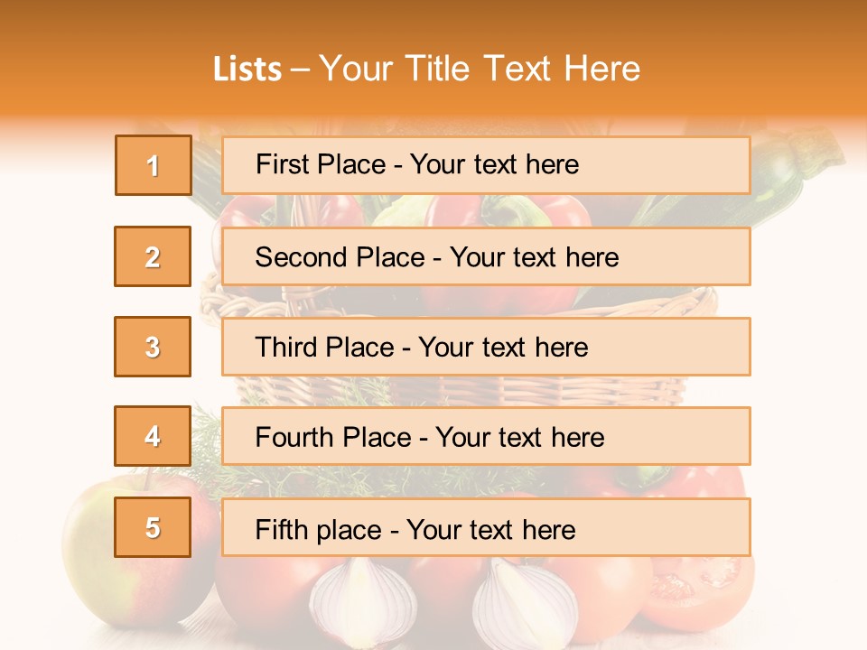 Cucumber Vitamin Cuisine PowerPoint Template