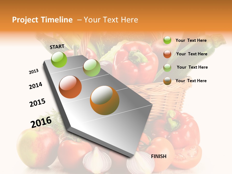 Cucumber Vitamin Cuisine PowerPoint Template