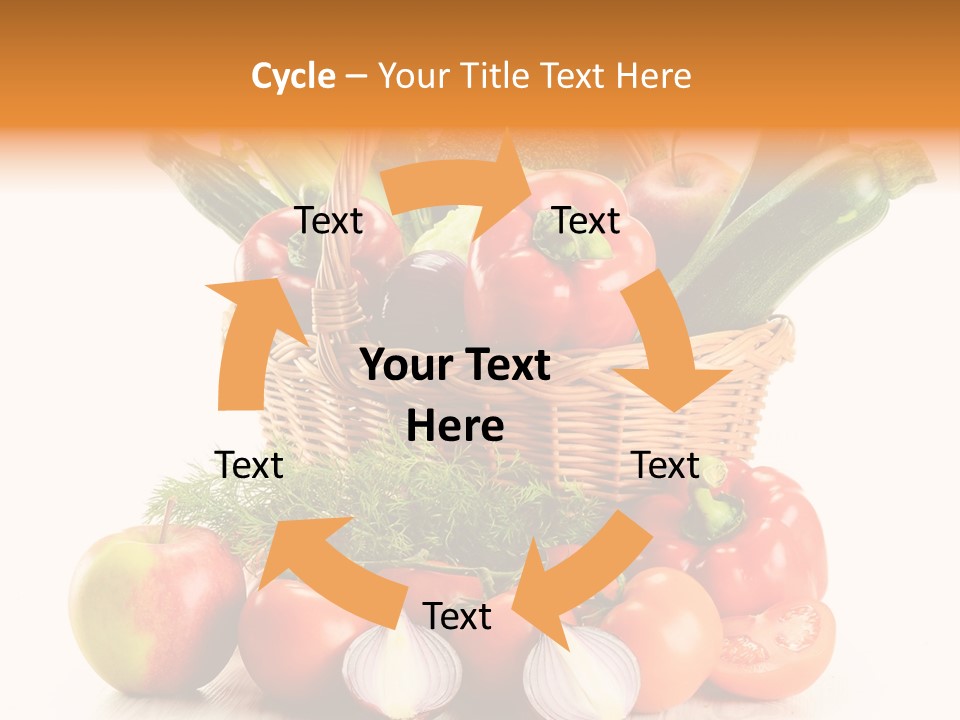 Cucumber Vitamin Cuisine PowerPoint Template