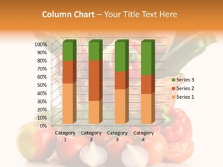 Cucumber Vitamin Cuisine PowerPoint Template