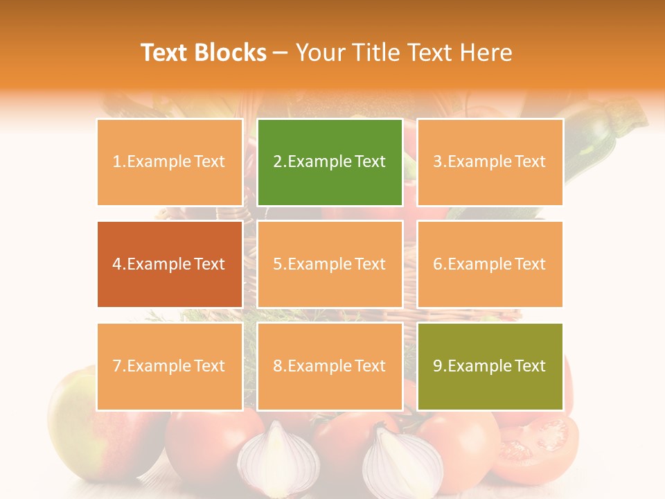 Cucumber Vitamin Cuisine PowerPoint Template