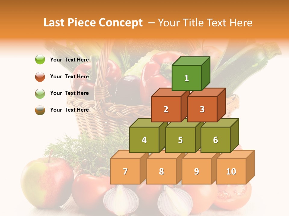 Cucumber Vitamin Cuisine PowerPoint Template