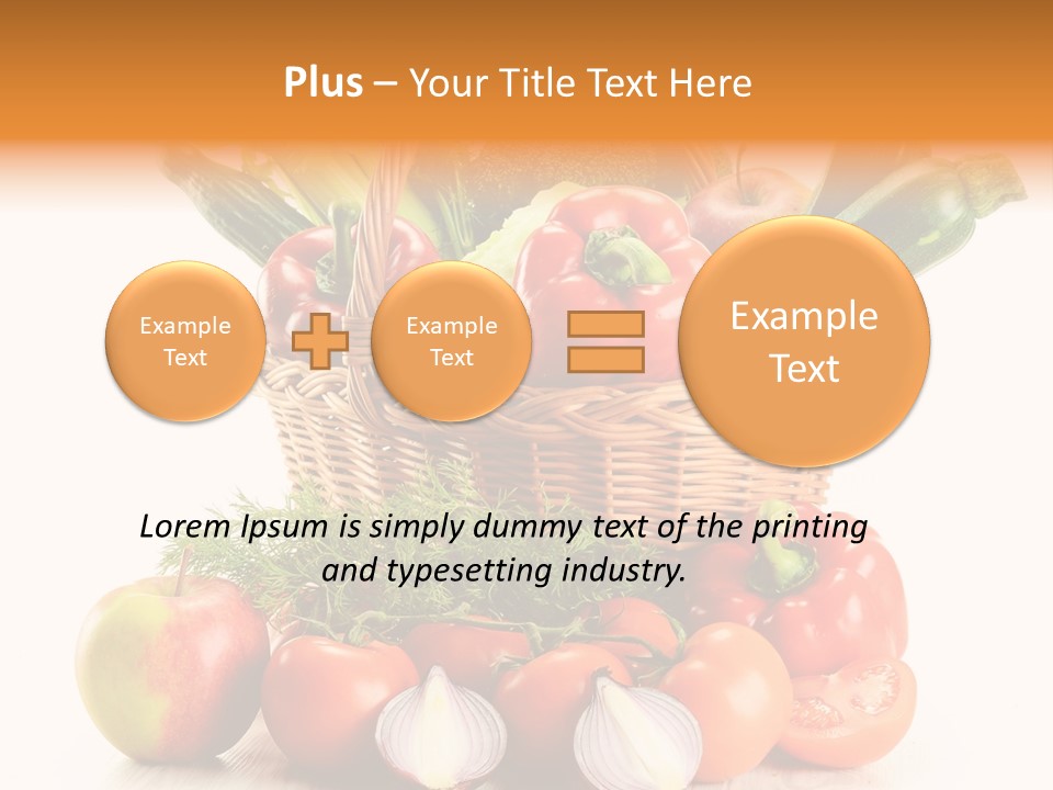 Cucumber Vitamin Cuisine PowerPoint Template