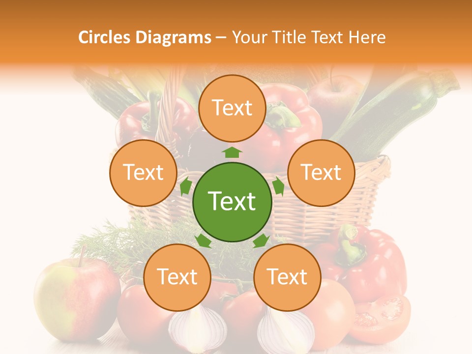 Cucumber Vitamin Cuisine PowerPoint Template