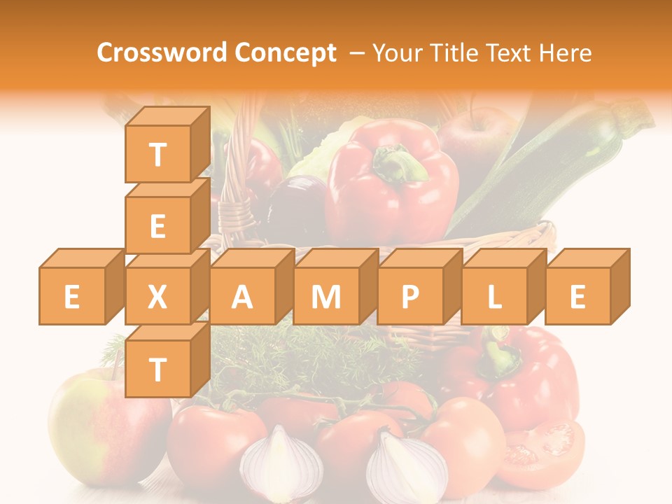 Cucumber Vitamin Cuisine PowerPoint Template