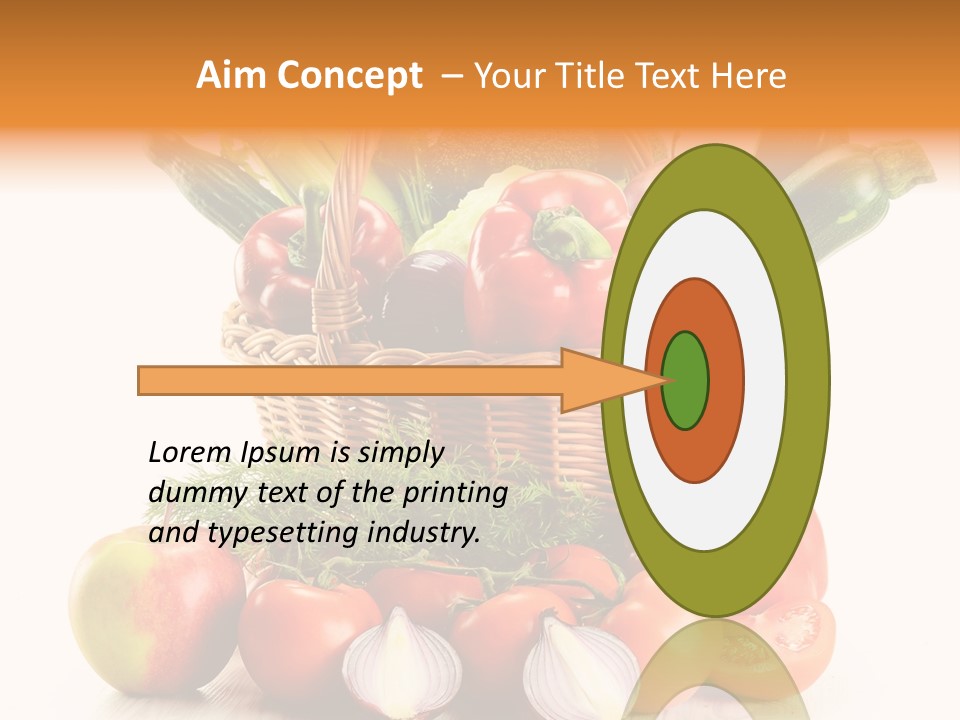 Cucumber Vitamin Cuisine PowerPoint Template