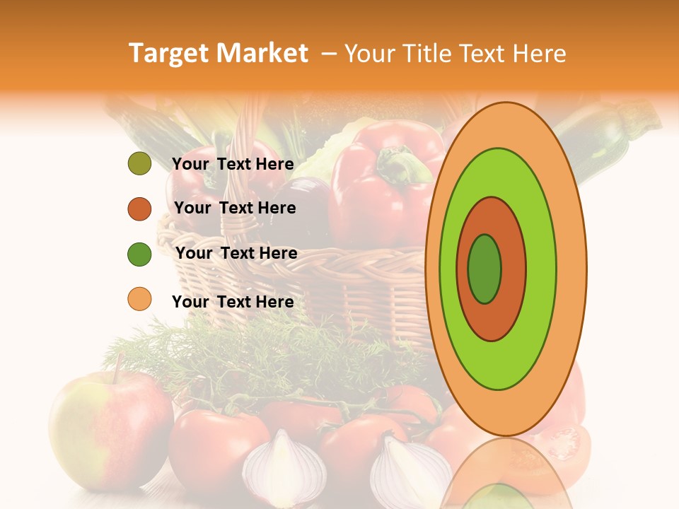 Cucumber Vitamin Cuisine PowerPoint Template