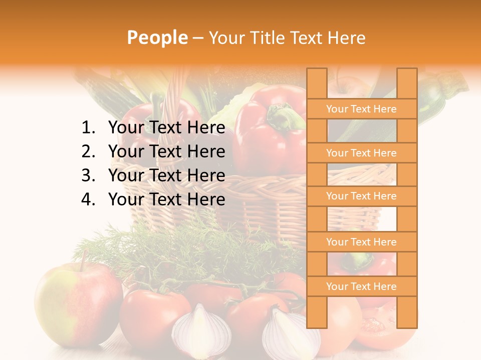 Cucumber Vitamin Cuisine PowerPoint Template
