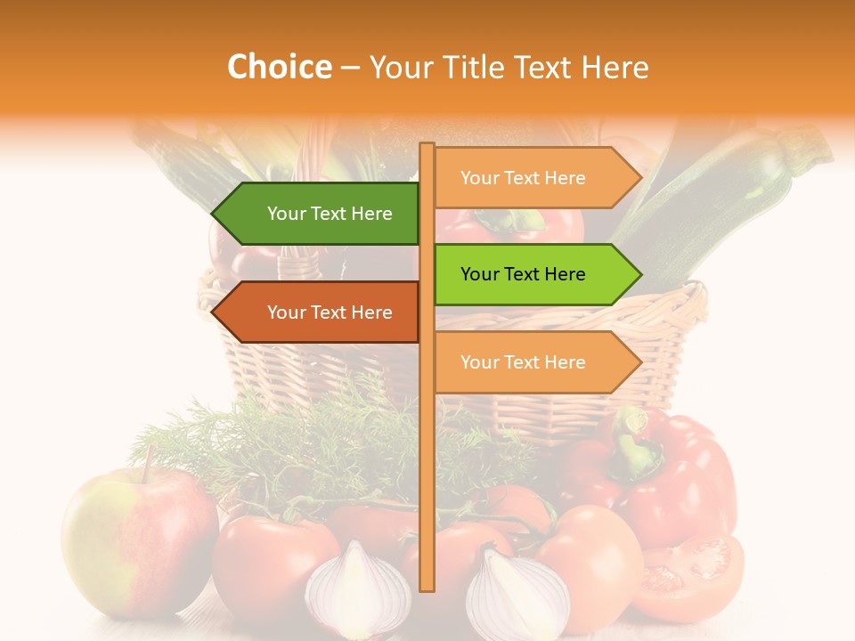 Cucumber Vitamin Cuisine PowerPoint Template