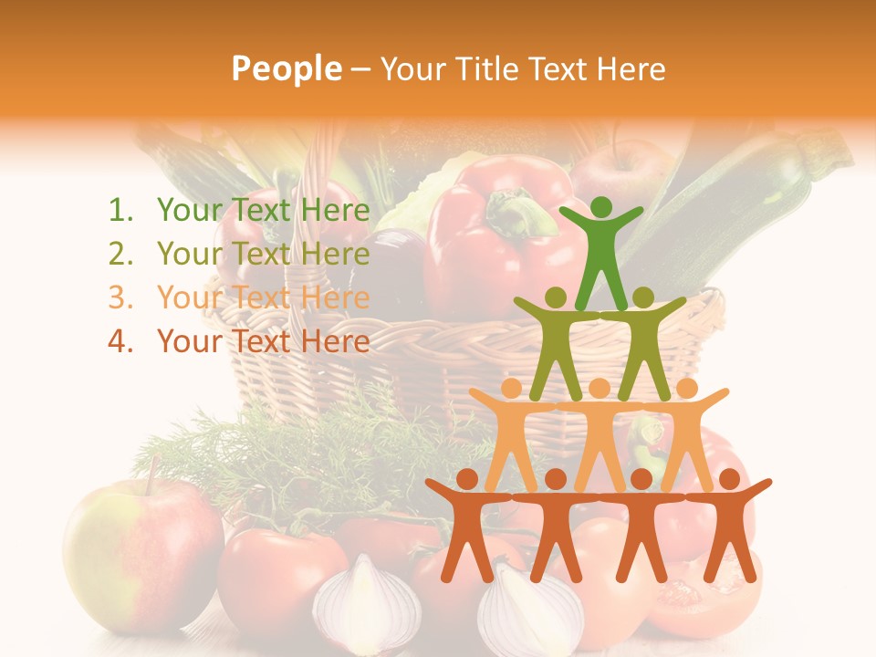 Cucumber Vitamin Cuisine PowerPoint Template