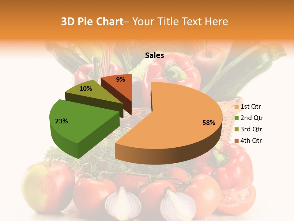 Cucumber Vitamin Cuisine PowerPoint Template