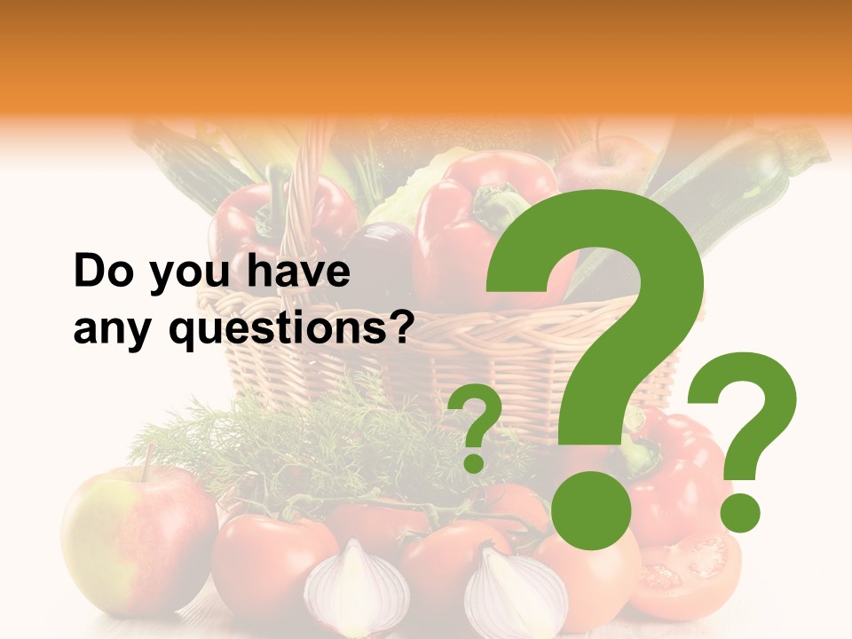 Cucumber Vitamin Cuisine PowerPoint Template