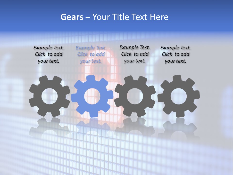 Open Phone Badge PowerPoint Template